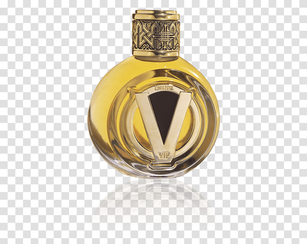 Usher Vip Men Download Perfume, Gold, Logo, Trademark Transparent Png