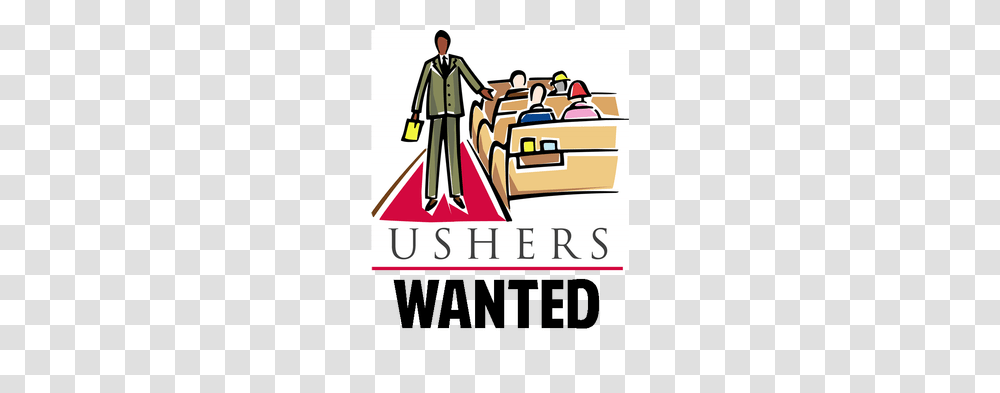Ushers Wanted For Christmas Masses, Label, Person Transparent Png