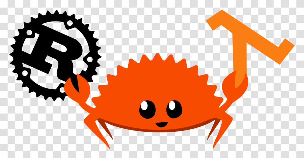 Using Rust Lambdas In Production Rust Language Mascot, Crab, Seafood, Sea Life, Animal Transparent Png
