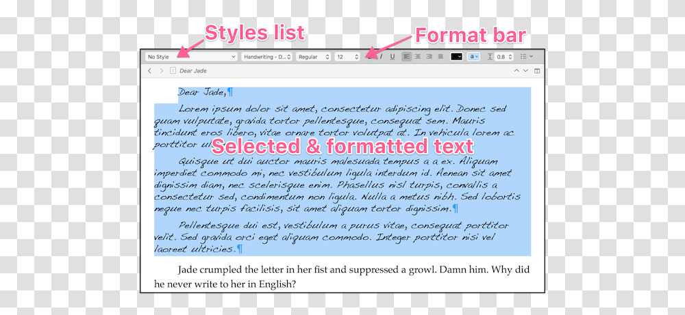 Using Styles In Scrivener 3 Technology Applications, Text, Word, File, Electronics Transparent Png