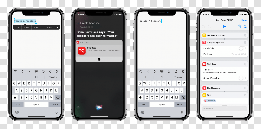 Using Text Case With Siri And Embedding It In A Custom Ios 13 Files App, Mobile Phone, Electronics, Cell Phone, Iphone Transparent Png