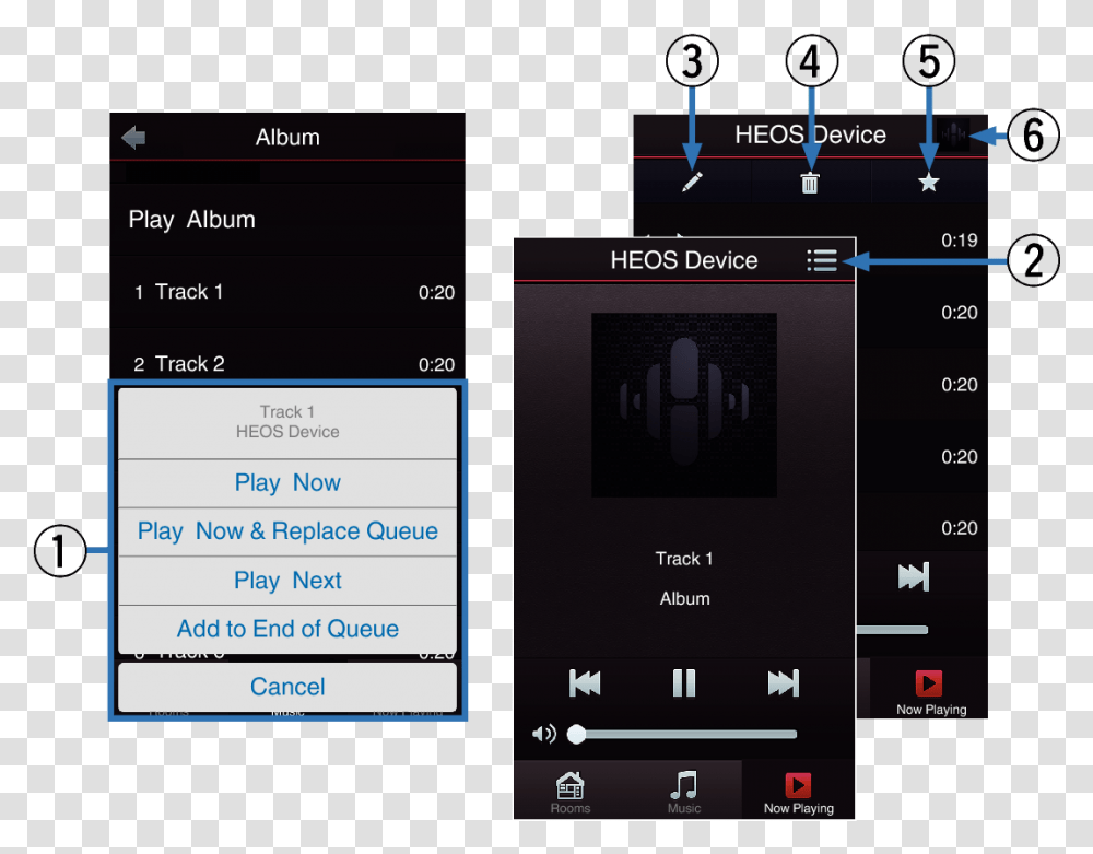 Using The Now Playing Queue Heos 7 5 3 Vertical, Electronics, Text, Phone, Mobile Phone Transparent Png