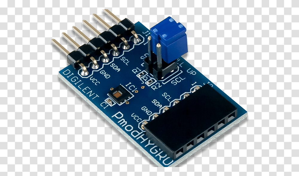 Using The Pmod Hygro With Arduino Uno Hdc1080 Arduino, Electronics, Hardware, Hub, Electronic Chip Transparent Png