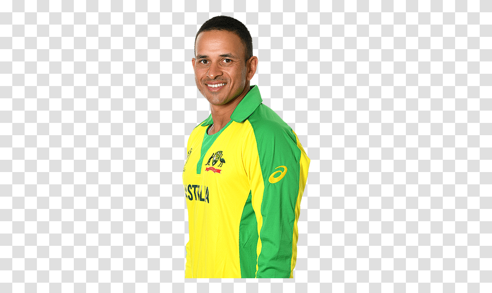 Usman Khawaja, Apparel, Shirt, Person Transparent Png