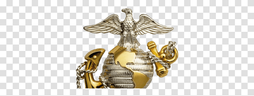 Usmc Projects Photos Videos Logos Illustrations And Usmc Globe And Anchor, Gold, Trophy, Bronze, Treasure Transparent Png