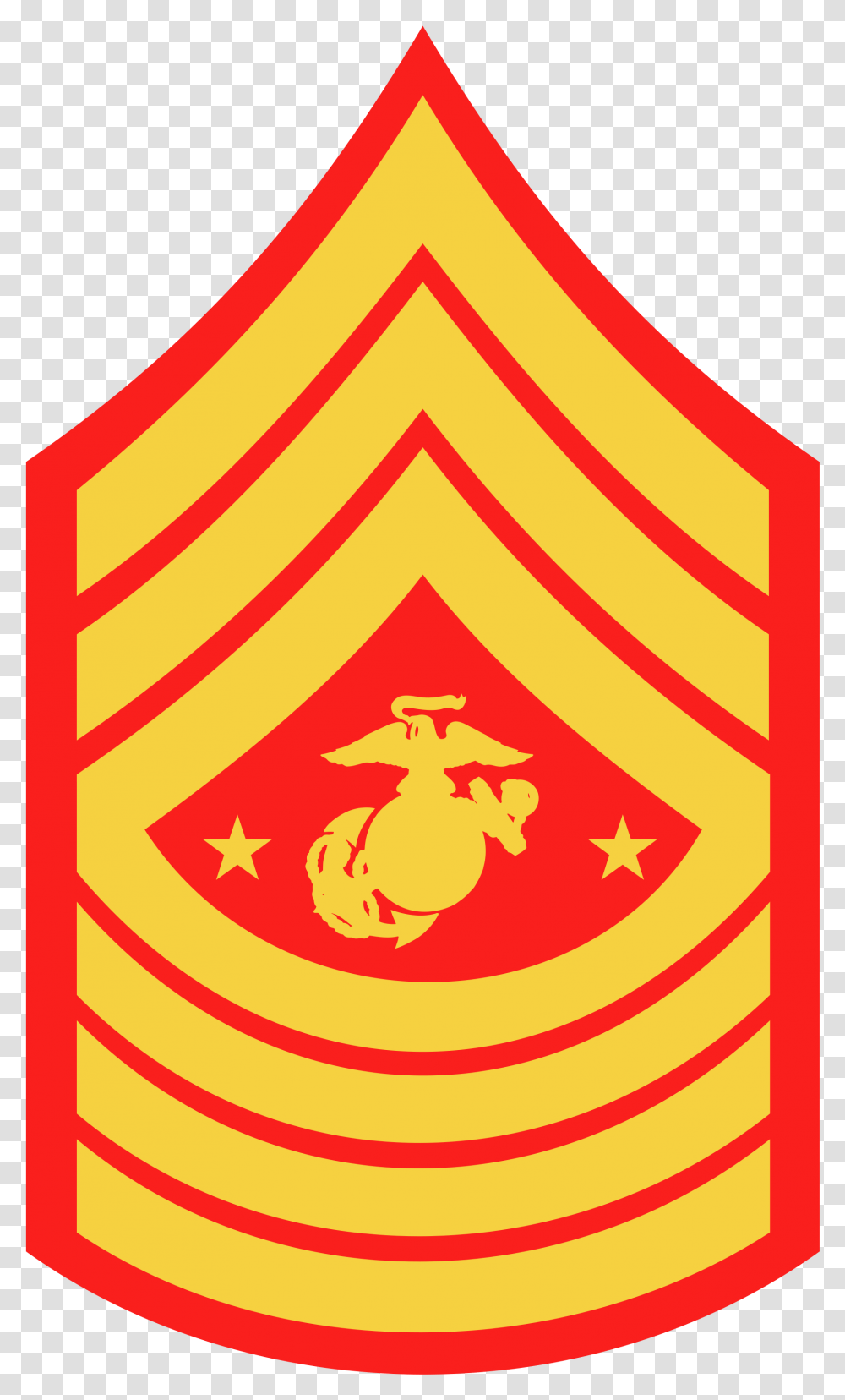 Usmc Sergeant Major Rank Insignia, Label, Sticker, Logo Transparent Png