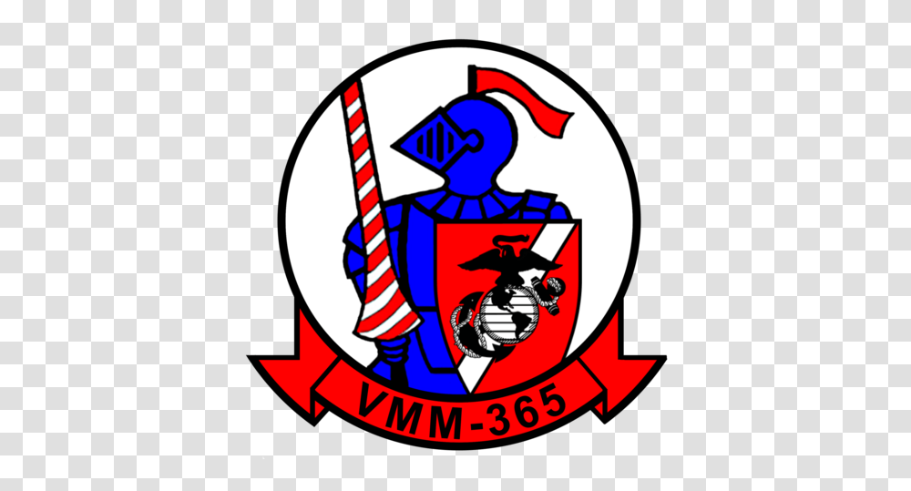 Usmc Vmm Blue Knights Sticker Military Law Enforcement, Emblem, Logo, Trademark Transparent Png