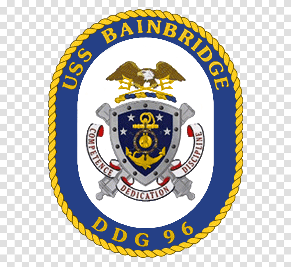 Uss Bainbridge Ddg 96 Crest Uss San Diego Lpd, Logo, Trademark, Emblem Transparent Png