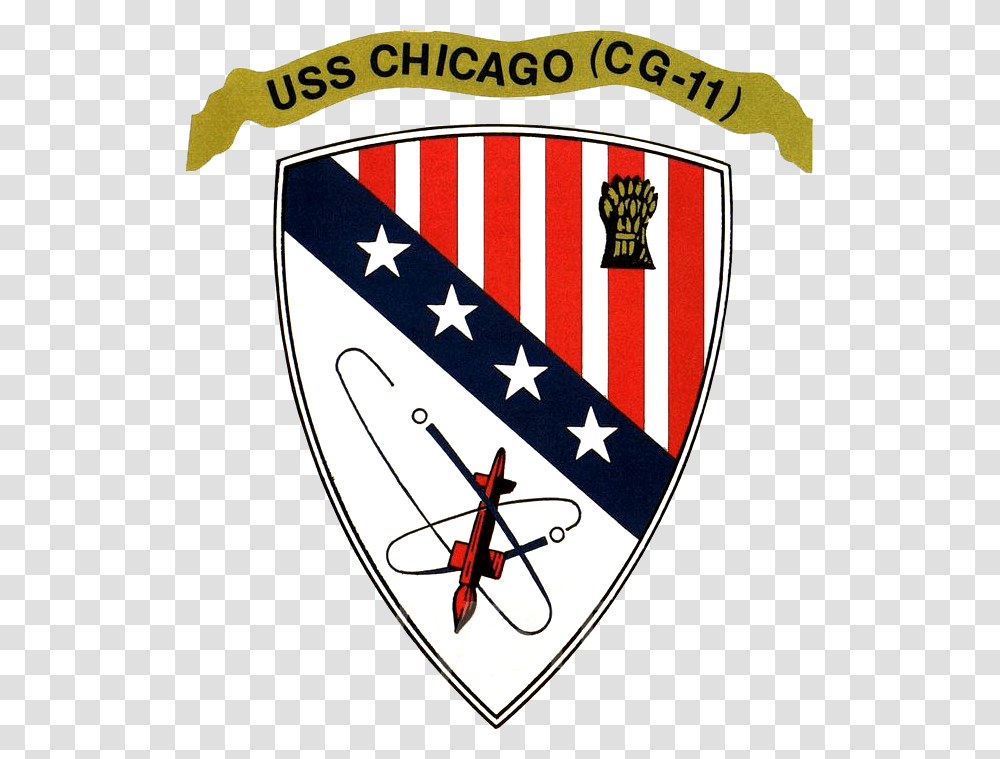 Uss Chicago Insignia In 1979 Nfc Nfl Logo, Armor, Shield Transparent Png