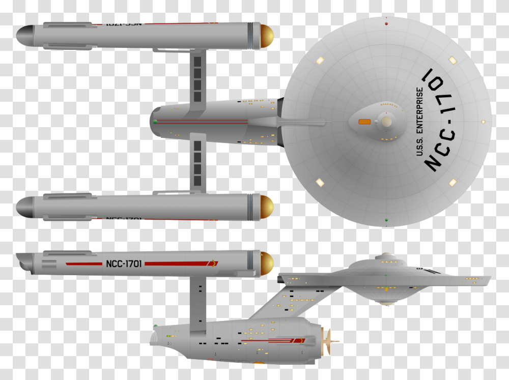 Uss Enterprise Starship Enterprise Ncc 1701, Aircraft, Vehicle, Transportation, Spaceship Transparent Png