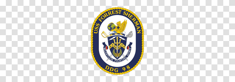 Uss Forrest Sherman Ddg Crest, Logo, Trademark, Emblem Transparent Png