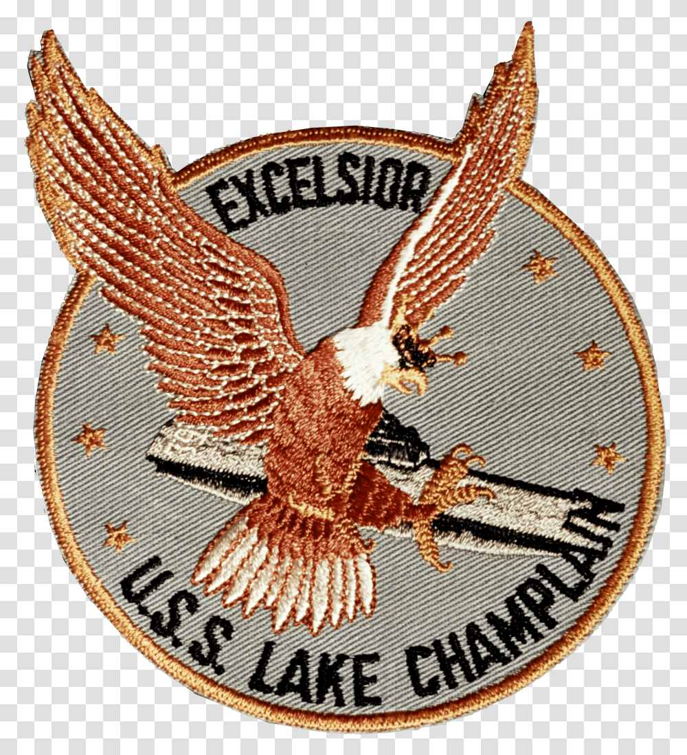 Uss Lake Champlain Insignia 1957 Bald Eagle Transparent Png