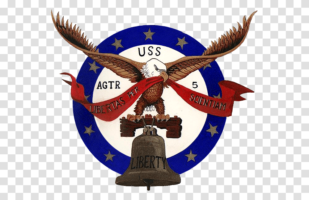 Uss Liberty Insignia, Bird, Animal, Building Transparent Png