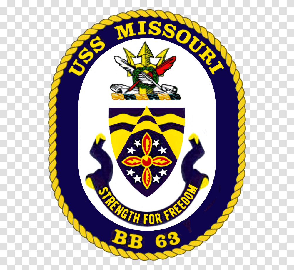 Uss Missouri Coa Uss Vicksburg Crest, Logo, Label Transparent Png