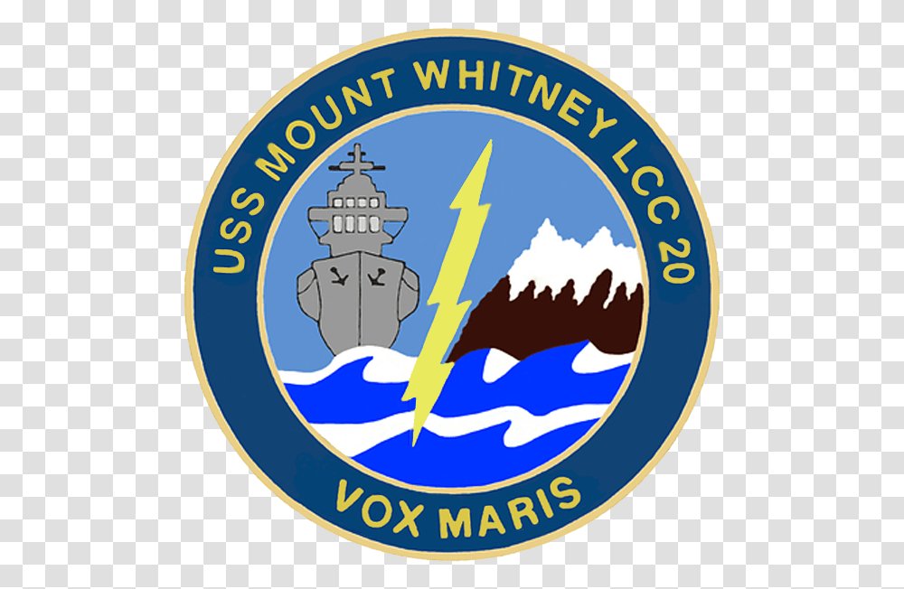 Uss Mount Whitney Crest U S Naval Forces Europe Africa, Logo, Trademark, Emblem Transparent Png
