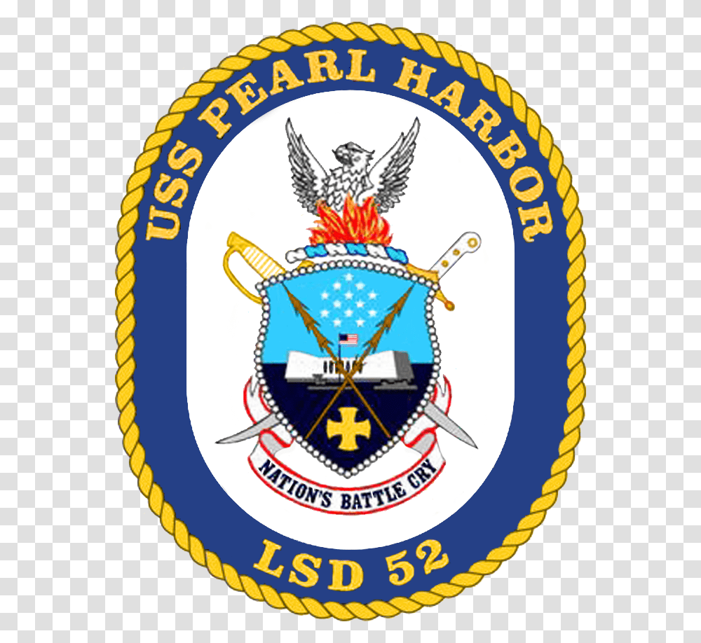 Uss Pearl Harbor Lsd Crest, Logo, Trademark, Emblem Transparent Png
