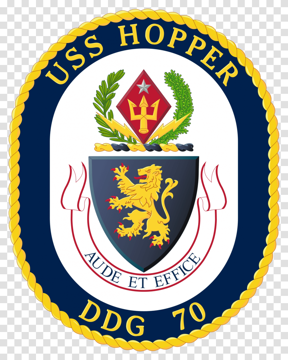 Uss Winston Churchill Crest, Logo, Trademark, Emblem Transparent Png