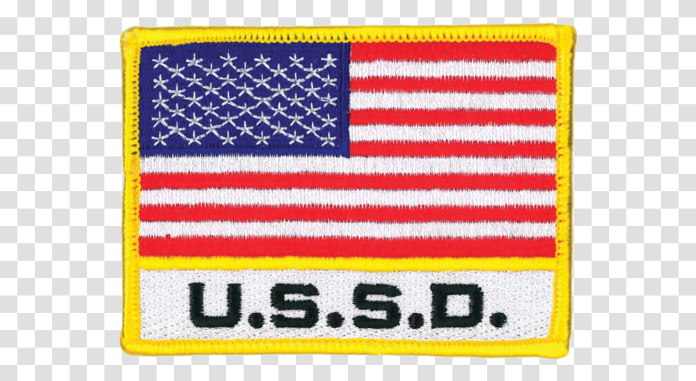 Ussd Flag Patch Flag Of The United States, Rug, Pattern, Label Transparent Png