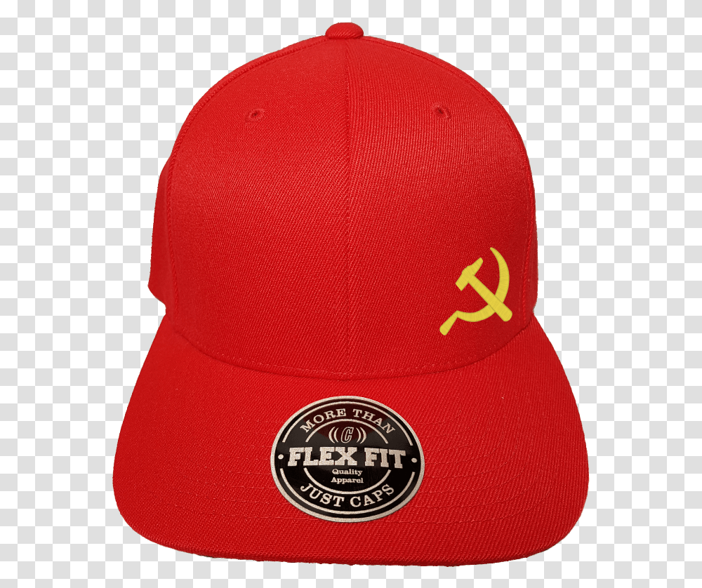 Ussr Cap Flex Fit Fls Red Baseball Cap, Clothing, Apparel, Hat Transparent Png