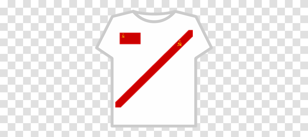 Ussr Sash Roblox Roblox Soviet Union T Shirt, Clothing, Apparel, First Aid, T-Shirt Transparent Png