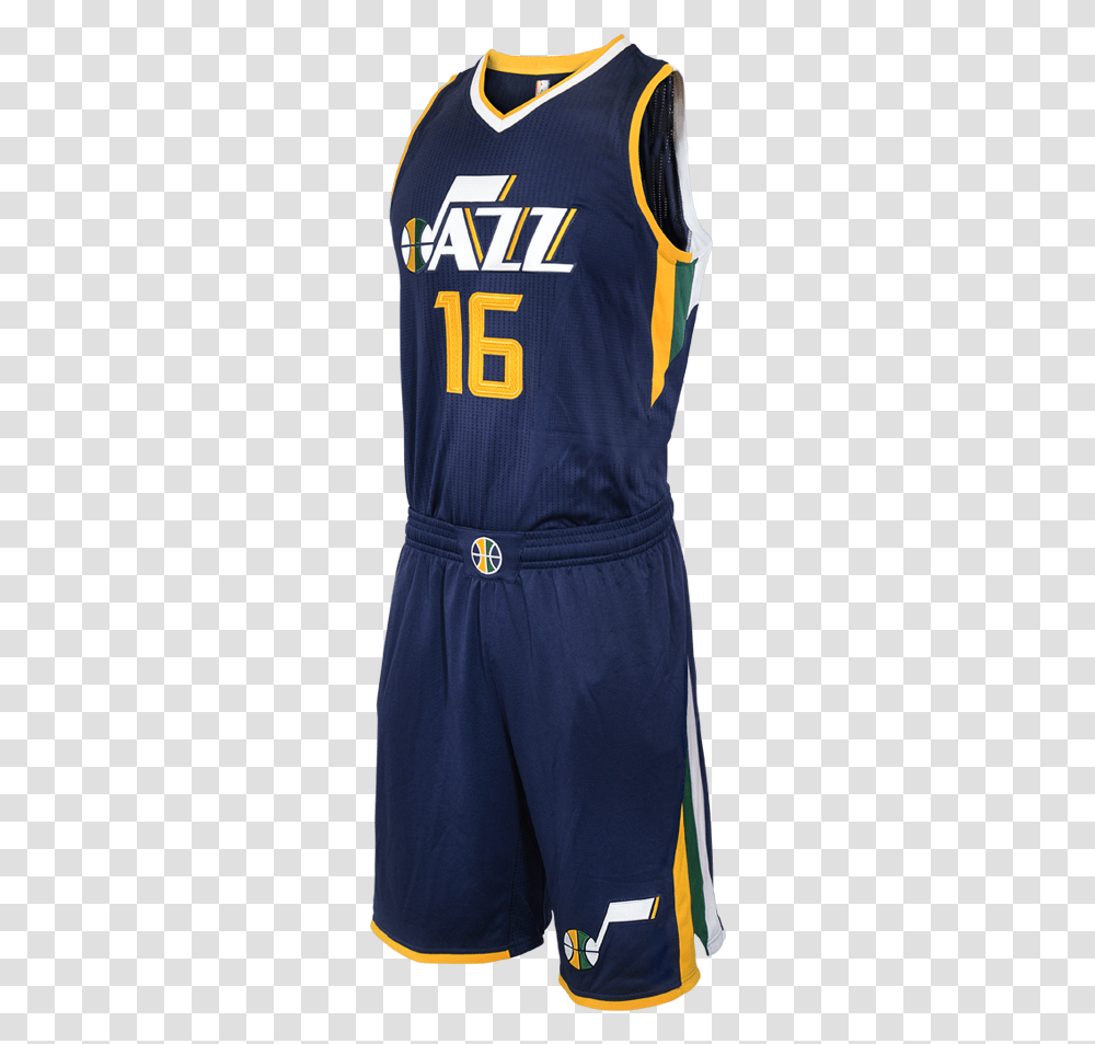 Utah Jazz Home Jersey, Apparel, Shirt, Person Transparent Png