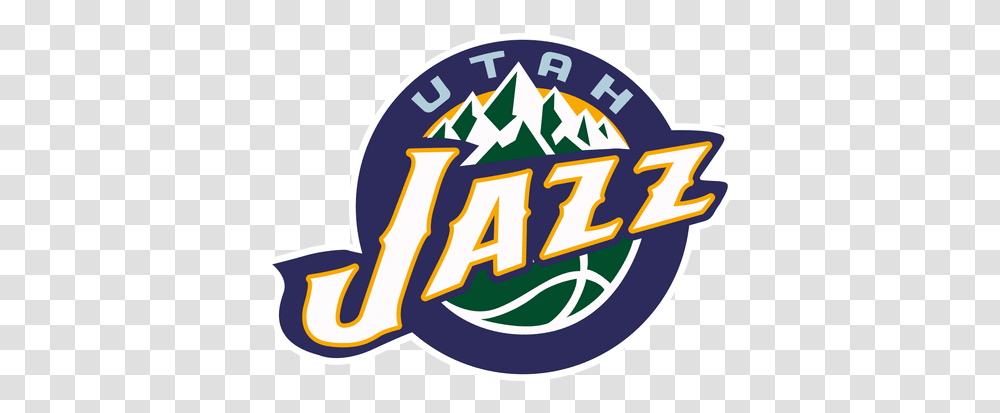 Utah Jazz Logo Utah Jazz, Circus, Leisure Activities, Text, Symbol Transparent Png