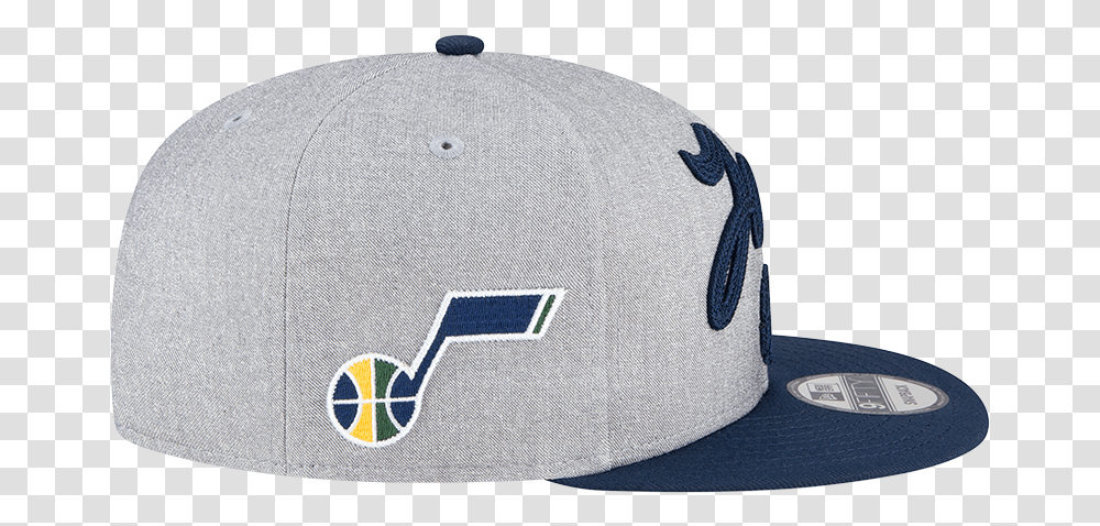 Utah Jazz Nba 9fifty Draft Snapback Heather Grey Navy - More For Baseball, Clothing, Apparel, Baseball Cap, Hat Transparent Png