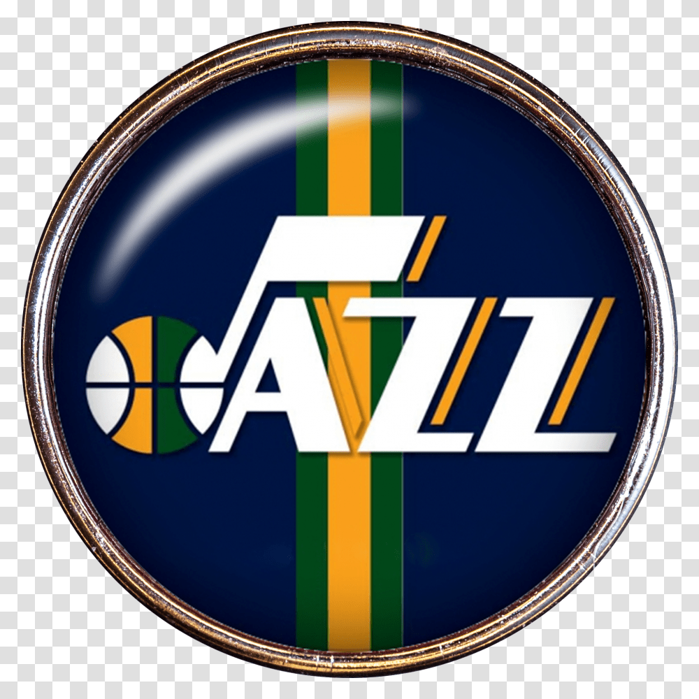 Utah Jazz Nba Basketball Logo Snap Utah Jazz Flag, Symbol, Trademark, Badge, Emblem Transparent Png