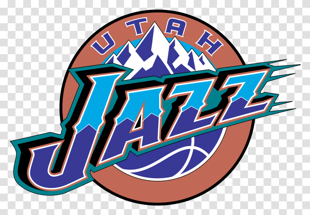 Utah Jazz Old Logos Utah Jazz Logo, Dynamite, Lighting, Art, Text Transparent Png