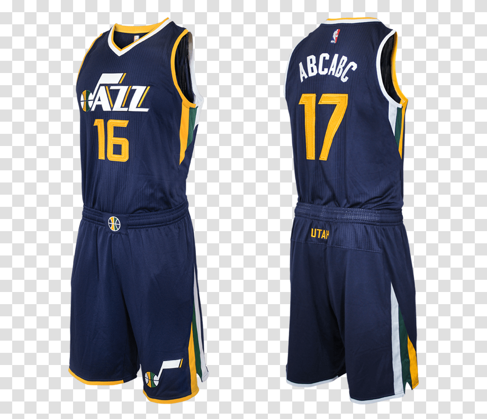 Utah Jazz Unveil Nike Association And Utah Jazz Basketball Jersey Green, Clothing, Apparel, Shirt, Person Transparent Png