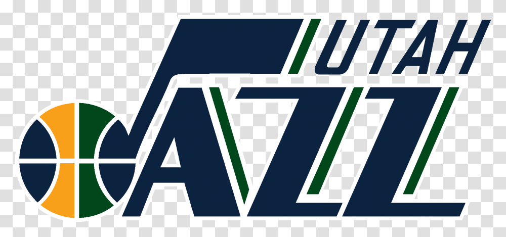 Utah Jazz Utah Jazz Logo, Text, Label, Symbol, Graphics Transparent Png
