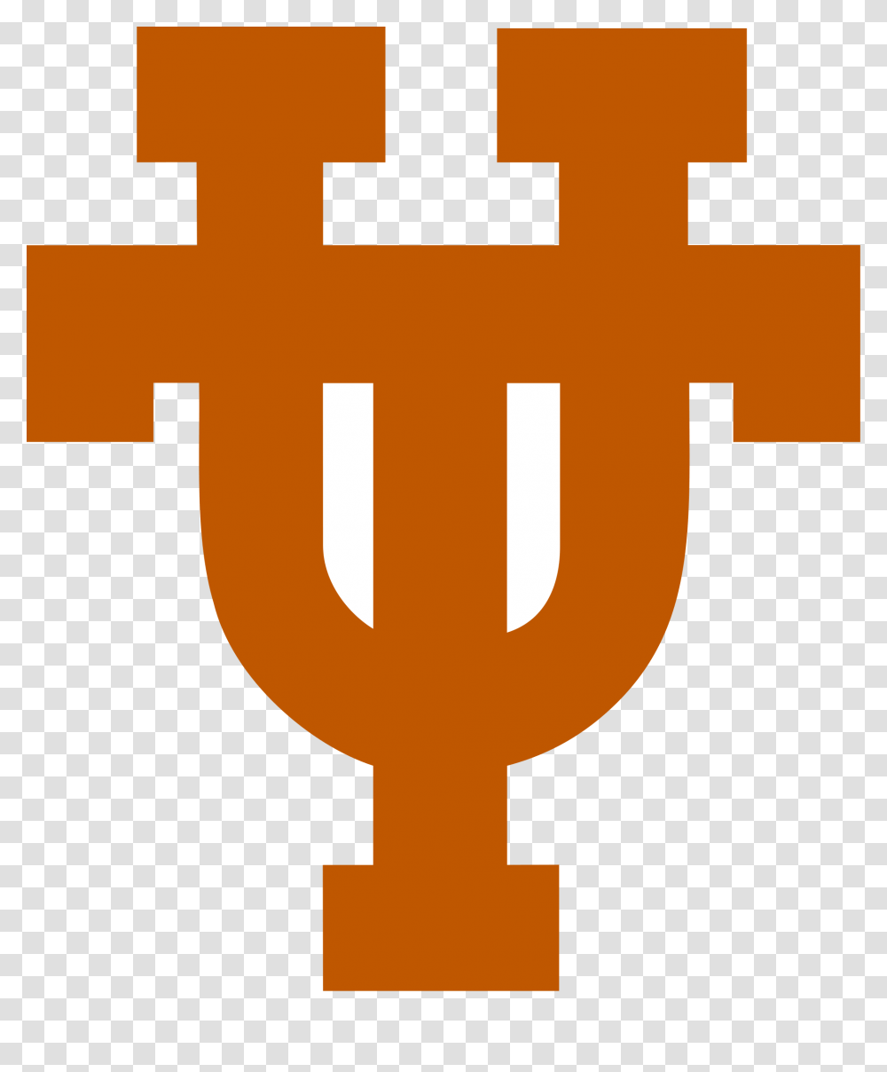 Utampt Text Logo, Cross, Weapon, Trident Transparent Png