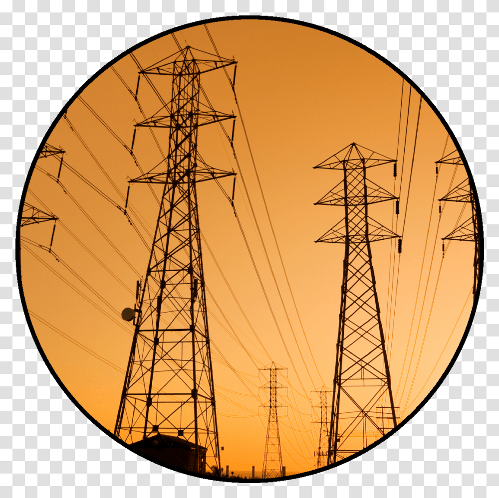 Utility Electricity, Cable, Power Lines, Electric Transmission Tower Transparent Png