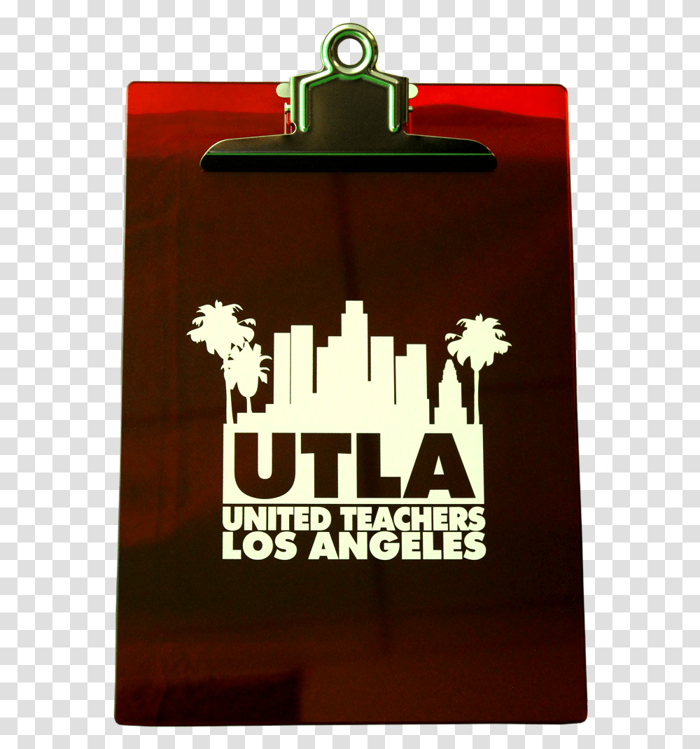 Utla Red Acrylic Clipboard Suitcase, Poster, Advertisement Transparent Png
