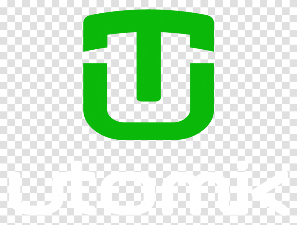Utomik Logo Square White, Trademark, Alphabet Transparent Png
