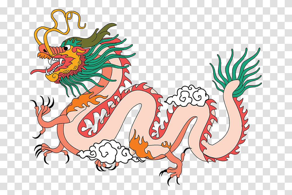 Utopia And Dystopia Are Just The Two Very Ideal Extremes Vintage Chinese Dragon Illustration, Poster, Advertisement Transparent Png