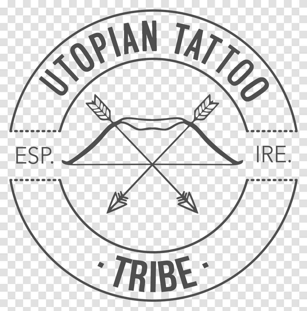 Utopian Tattoo Tribe Emblem, Logo, Trademark Transparent Png
