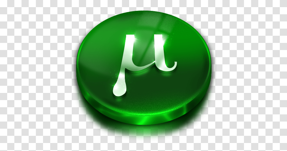 Utorrent Icon U Torrent Ico, Logo, Symbol, Trademark, Green Transparent Png