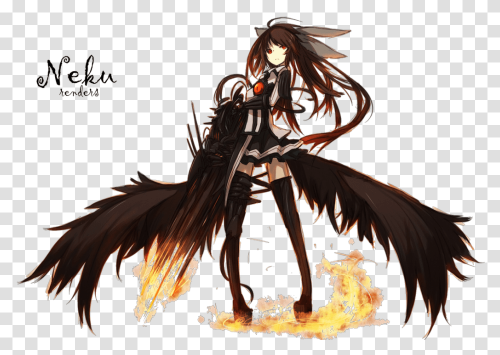 Utsuho Reiuji, Manga, Comics, Book, Bird Transparent Png