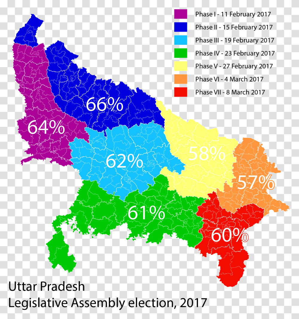 Uttar Pradesh Election Results, Plot, Map, Diagram, Atlas Transparent Png