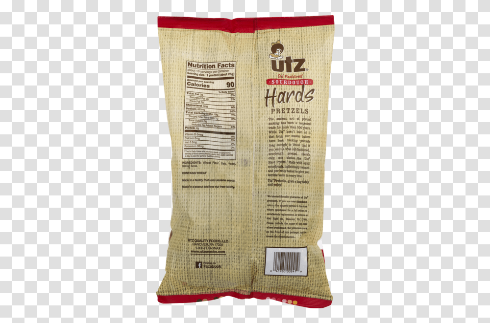 Utz Pretzels Sourdough Hards White Coffee, Newspaper, Scroll, Menu Transparent Png
