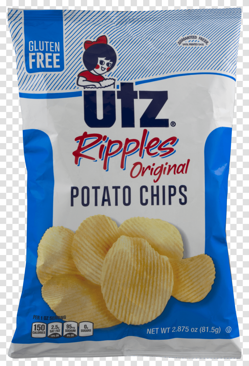 Utz Ripple Chips, Plant, Food, Flour, Powder Transparent Png