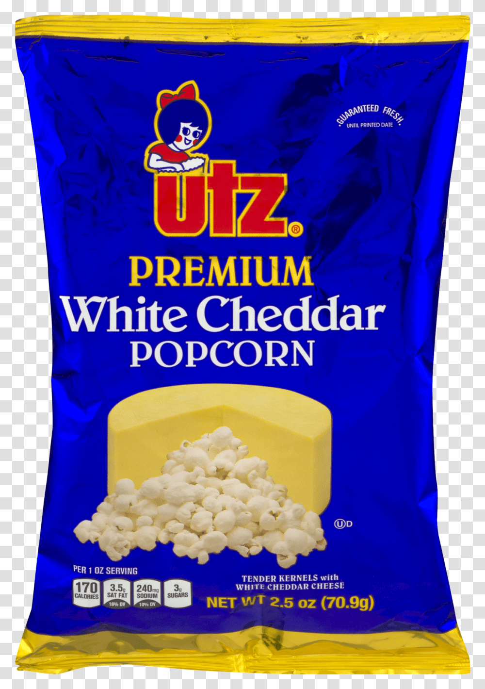 Utz White Cheddar Popcorn, Food, Poster, Advertisement, Snack Transparent Png