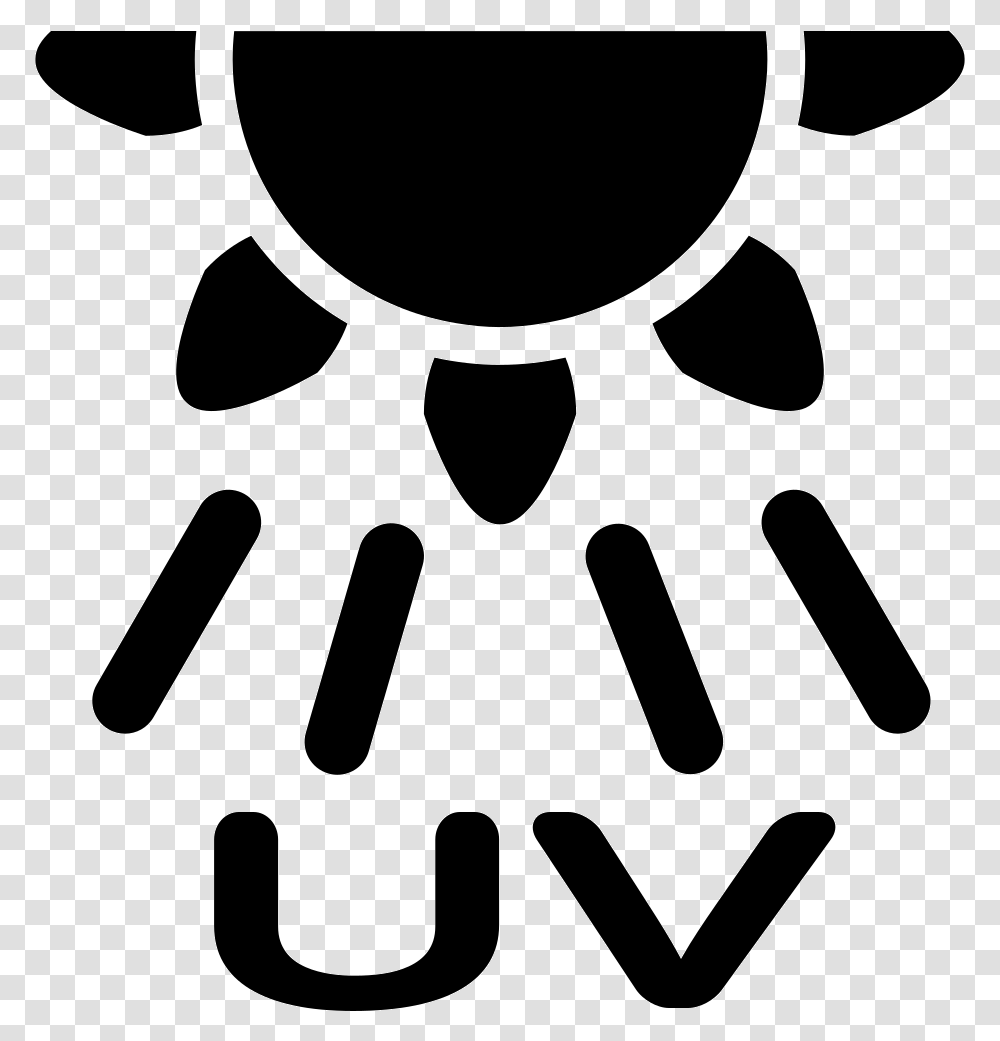 Uv Rays Icon, Stencil, Machine, Pillow, Cushion Transparent Png