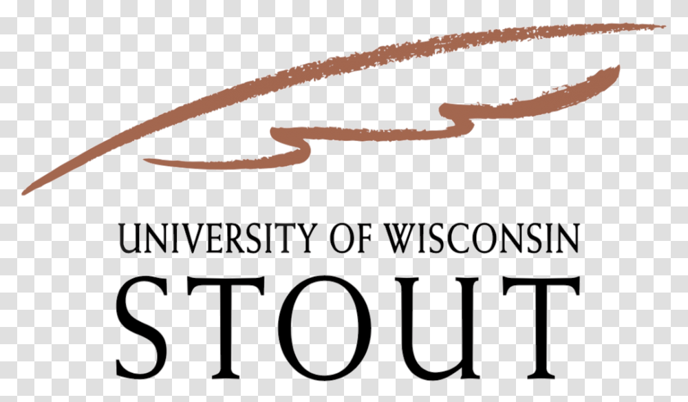 Uw Stout Logo University Of Wisconsin Stout Logo, Alphabet, Handwriting, Signature Transparent Png