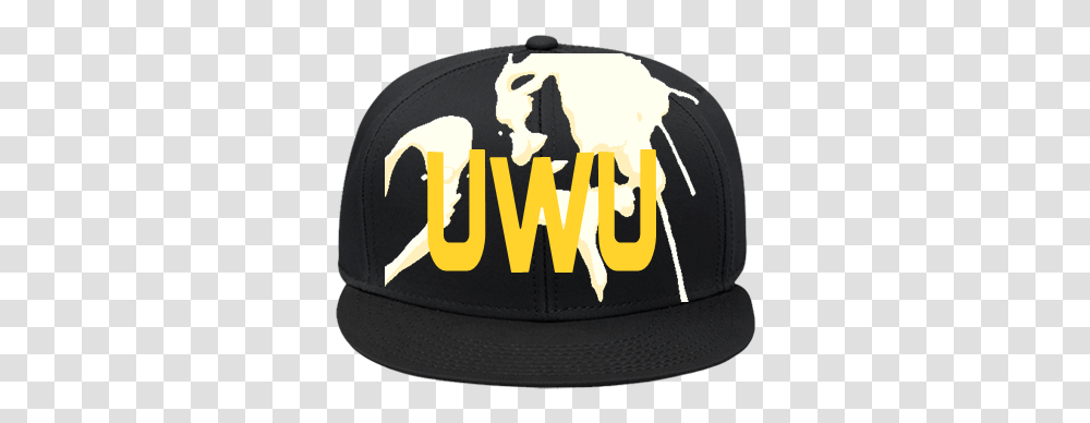 Uwu Snap Back Flat Bill Hat Baseball Cap, Clothing, Apparel, Logo, Symbol Transparent Png