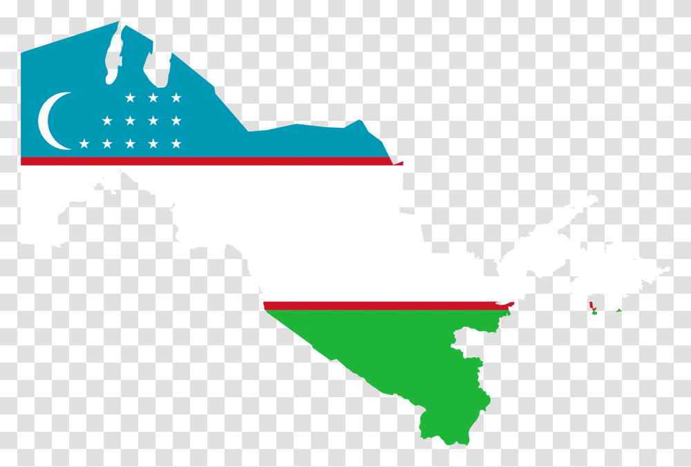 Uzbekistan Map Flag Clip Arts Uzbekistan, Diagram, Plot, Atlas, Outdoors Transparent Png
