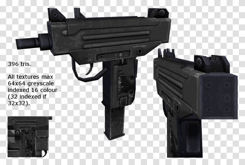 Uzi Firearm, Gun, Weapon, Weaponry, Camera Transparent Png