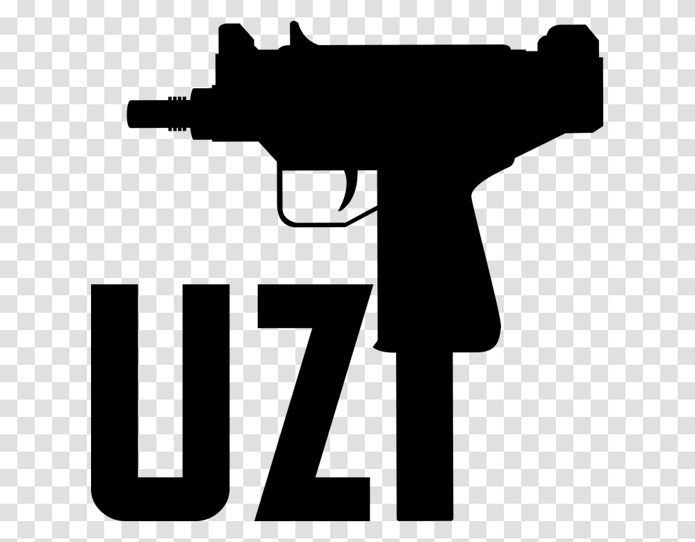 Uzi Logo Gun Strap, Gray, World Of Warcraft Transparent Png