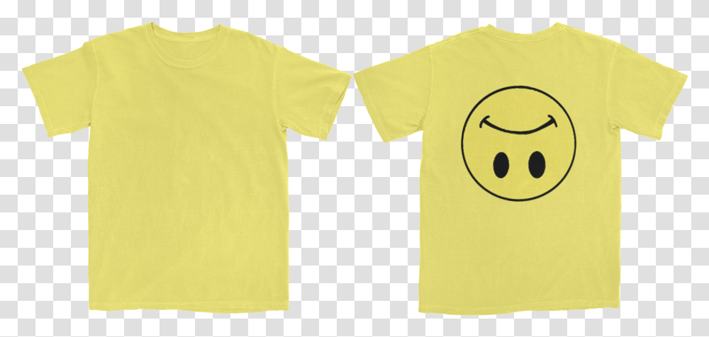 Uzi Smile Yellow T Shirt Smiley, Clothing, Apparel, T-Shirt Transparent Png